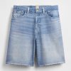 Pantaloni scurți largi din denim tricot pentru adulți Gap × BÉIS
