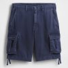 Pantaloni scurți largi din sarg Pantaloni scurți largi din sarg