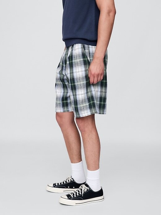 Pantaloni scurți largi, plisați, Gap × Malbon de 9,5 inchi Pantaloni scurți largi, plisați, Gap × Malbon de 9,5 inchi