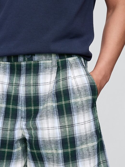 Pantaloni scurți largi, plisați, Gap × Malbon de 9,5 inchi Pantaloni scurți largi, plisați, Gap × Malbon de 9,5 inchi