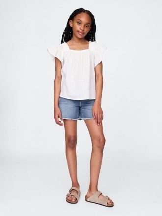 Pantaloni scurți Midi Denim pentru copii Pantaloni scurți Midi Denim pentru copii