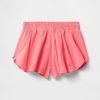 Pantaloni scurți pentru copii, cu uscare rapidă, cu tivul fluture
