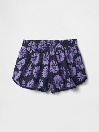 Pantaloni scurți pentru copii, cu uscare rapidă, cu tivul fluture