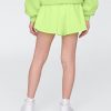 Pantaloni scurți pentru copii, cu uscare rapidă, cu tivul fluture
