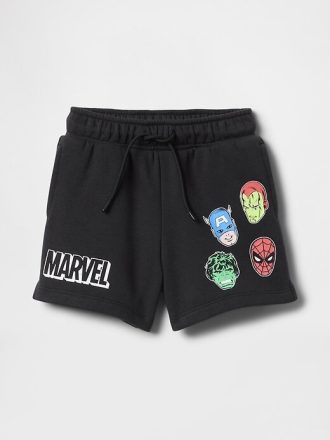 Pantaloni scurți pentru transpirație VintageSoft Marvel pentru bebeluși și copii mici Pantaloni scurți pentru transpirație VintageSoft Marvel pentru bebeluși și copii mici