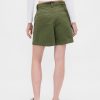 Pantaloni scurți plisați din twill cu talie medie de 6 inchi Pantaloni scurți plisați din twill cu talie medie de 6 inchi