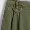 Pantaloni scurți plisați din twill cu talie medie de 6 inchi Pantaloni scurți plisați din twill cu talie medie de 6 inchi