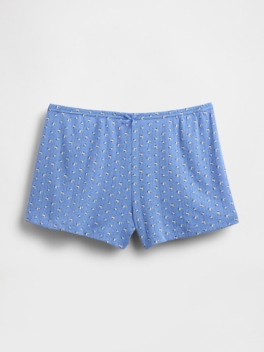 Pantaloni scurți Pointelle PJ Pantaloni scurți Pointelle PJ