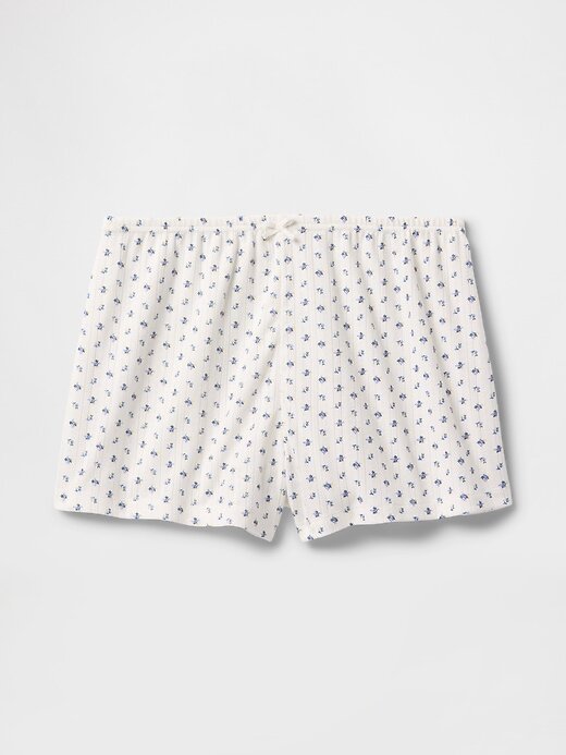 Pantaloni scurți Pointelle PJ Pantaloni scurți Pointelle PJ