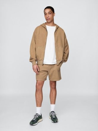 Pantaloni scurti de transpirație French Terry de greutate grea