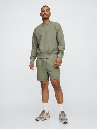 Pantaloni scurti de transpirație French Terry de greutate grea