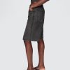 Pantaloni scurti din denim cu talie medie de 11 inchi