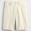 Pantaloni scurti din denim cu talie medie de 11 inchi