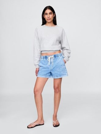 Pantaloni scurti din denim ușor