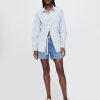 Pantaloni scurti din denim ușor Pantaloni scurti din denim ușor