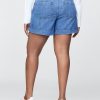 Pantaloni scurti din denim ușor Pantaloni scurti din denim ușor