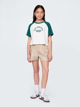 Pantaloni scurti din poplin Easy Cargo pentru copii
