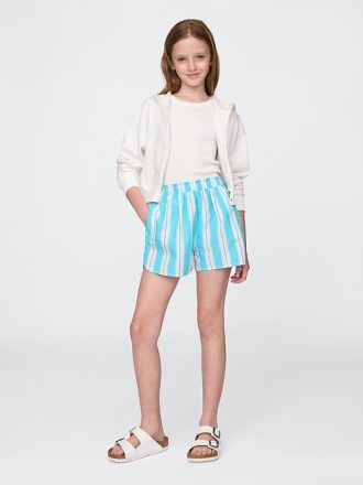 Pantaloni scurti din poplin pentru copii
