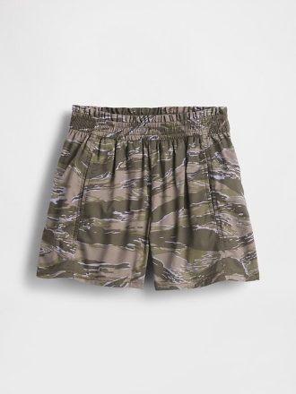 Pantaloni scurti din poplin pentru copii Pantaloni scurti din poplin pentru copii