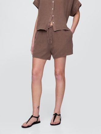 Pantaloni scurti din tifon de bumbac Easy