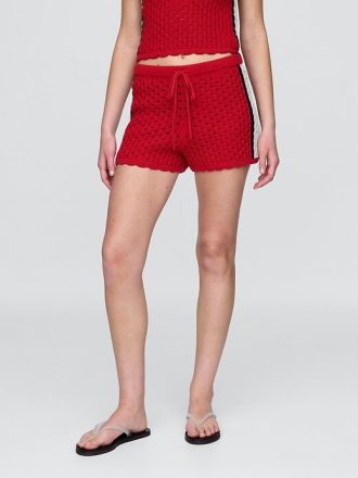 Pantaloni scurti Easy Crochet, 100% bumbac