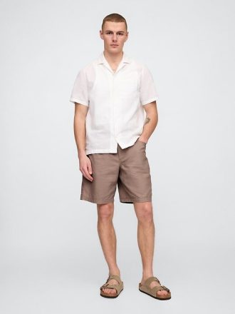 Pantaloni scurti Easy din bumbac-in de 9 inchi