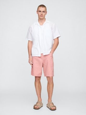 Pantaloni scurti Easy din bumbac-in de 9 inchi