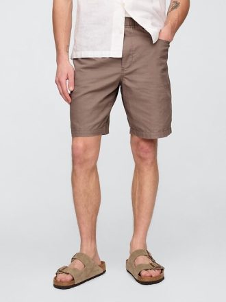 Pantaloni scurti Easy din bumbac-in de 9 inchi