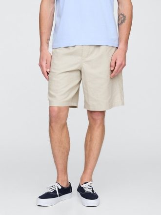 Pantaloni scurti Easy din bumbac-in de 9 inchi