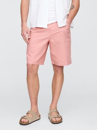 Pantaloni scurti Easy din bumbac-in de 9 inchi