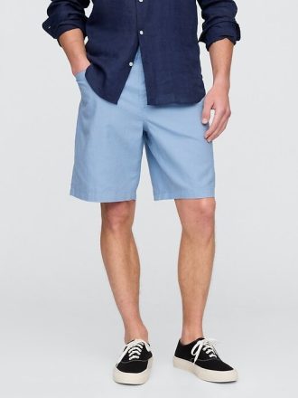 Pantaloni scurti Easy din bumbac-in de 9 inchi