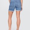 Pantaloni scurti prietene din denim cu talie medie de 5 inchi Pantaloni scurti prietene din denim cu talie medie de 5 inchi