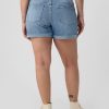 Pantaloni scurti prietene din denim cu talie medie de 5 inchi Pantaloni scurti prietene din denim cu talie medie de 5 inchi