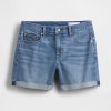 Pantaloni scurti prietene din denim cu talie medie de 5 inchi Pantaloni scurti prietene din denim cu talie medie de 5 inchi