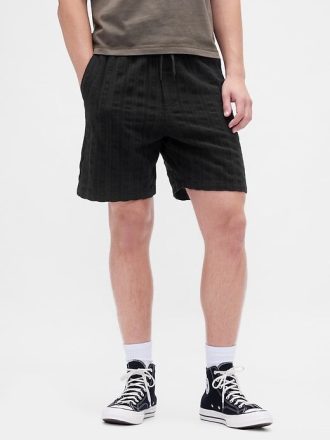 Pantaloni scurti ușori texturați de 7 inchi