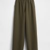 Pantaloni simpli cu picioare late Pantaloni simpli cu picioare late