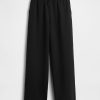 Pantaloni simpli cu picioare late Pantaloni simpli cu picioare late