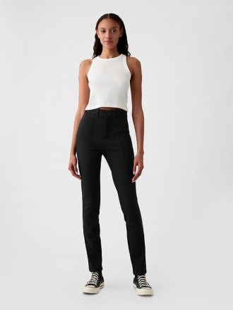 Pantaloni skinny cu talie înaltă