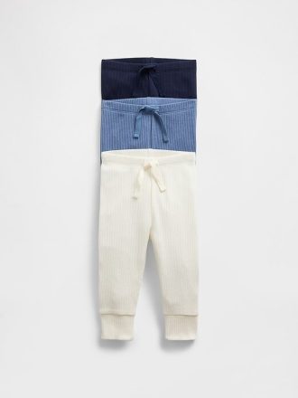 Pantaloni TinyRib Baby First Favorites (pachet de 3)