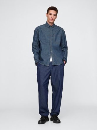 Pantaloni UltraSoft Denim Herringbone