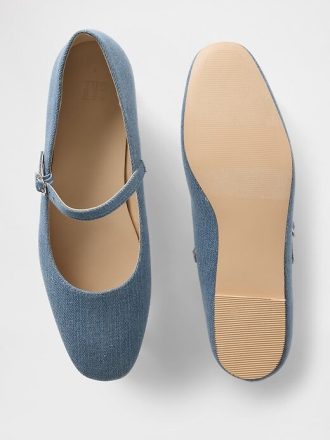Pantofi Mary Jane din denim Pantofi Mary Jane din denim