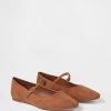 Pantofi vegani Mary Jane din piele intoarsa Pantofi vegani Mary Jane din piele intoarsa