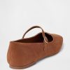 Pantofi vegani Mary Jane din piele intoarsa Pantofi vegani Mary Jane din piele intoarsa