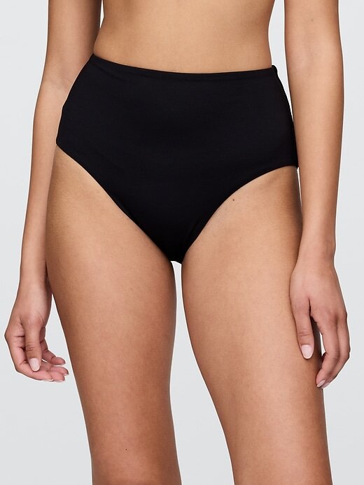Parte de jos de bikini cu talie mare Parte de jos de bikini cu talie mare