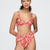 Parte de jos de bikini cu talie mare Parte de jos de bikini cu talie mare