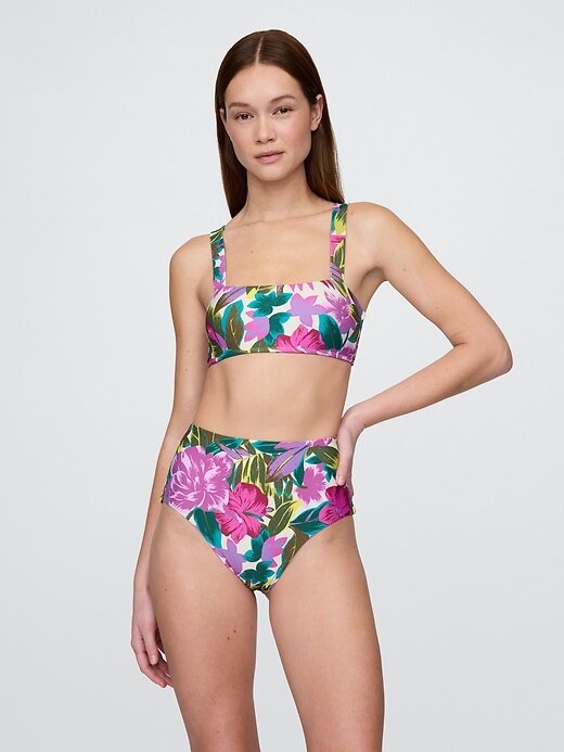 Parte de jos de bikini cu talie mare Parte de jos de bikini cu talie mare