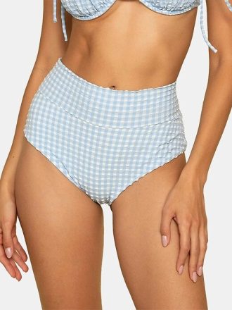 Parte de jos de bikini Montce cu talie mare