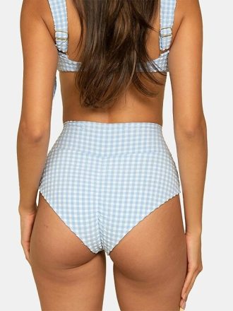Parte de jos de bikini Montce cu talie mare