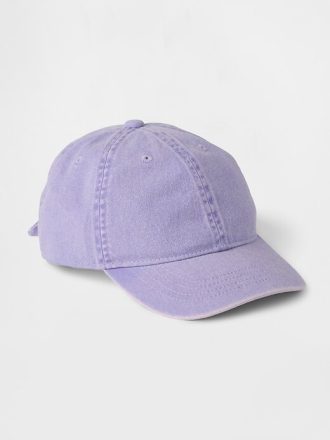 Pălărie de baseball cu fundă denim Overdye pentru copii Pălărie de baseball cu fundă denim Overdye pentru copii