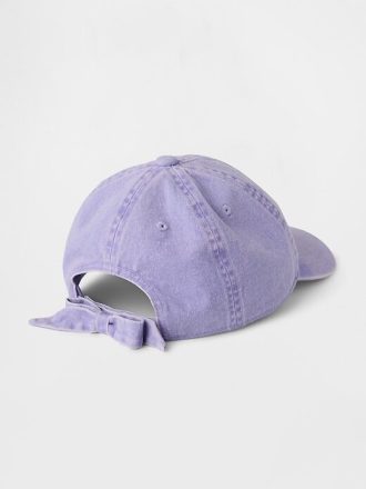 Pălărie de baseball cu fundă denim Overdye pentru copii Pălărie de baseball cu fundă denim Overdye pentru copii
